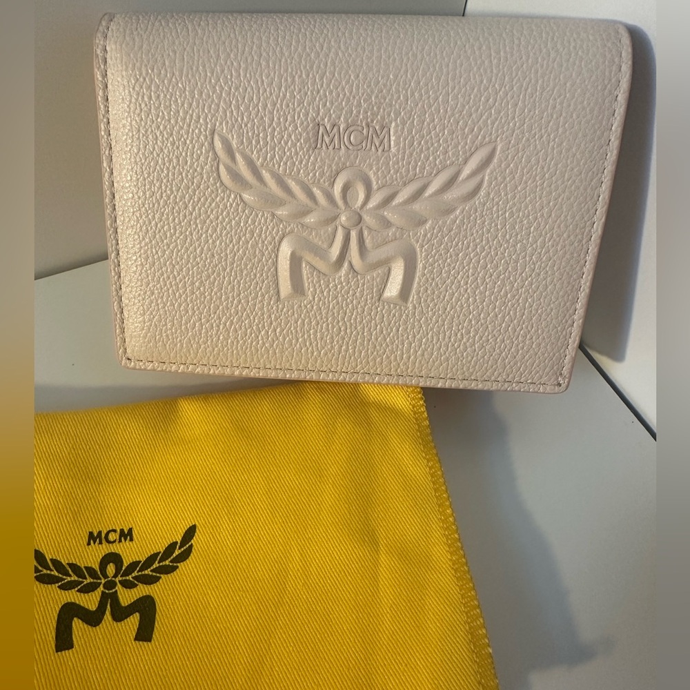 MCM Peach Blush (pink) Leather Wallet